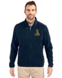 Northern Arizona Lumberjacks College Vault Cutter & Buck Cascade Eco Sherpa Mens Big & Tall Fleece Jacket Navy Blue Front