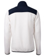 Minnesota Twins Cutter & Buck Cascade Eco Sherpa Mens Big & Tall Fleece Jacket Shell/Navy Blue Mannequin Back