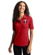 Minnesota Twins Cutter & Buck Virtue Eco Pique Recycled Womens Polo Cardinal Red Front
