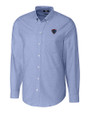 DePaul Blue Demons Cutter & Buck Stretch Oxford Mens Long Sleeve Dress Shirt French Blue Mannequin
