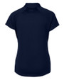Yale Bulldogs Cutter & Buck Forge Stretch Womens Short Sleeve Polo Liberty Navy Mannequin Back