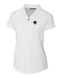 DePaul Blue Demons Cutter & Buck Forge Stretch Womens Short Sleeve Polo White Mannequin
