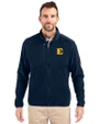 ETSU Buccaneers Cutter & Buck Cascade Eco Sherpa Mens Big & Tall Fleece Jacket Navy Blue Front