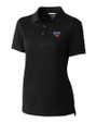 SMU Mustangs Cutter & Buck Advantage Eco Tri-Blend Pique Womens Polo BL_MANN_HG 