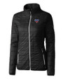 SMU Mustangs Cutter & Buck Rainier PrimaLoft®  Womens Eco Insulated Full Zip Puffer Jacket BL_MANN_HG 