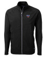 SMU Mustangs Cutter & Buck Adapt Eco Knit Hybrid Recycled Mens Full Zip Jacket BL_MANN_HG 