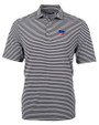 SMU Mustangs Cutter & Buck Virtue Eco Pique Stripe Recycled Mens Polo BL_MANN_HG 