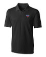 SMU Mustangs Cutter & Buck Forge Stretch Mens Big & Tall Polo Black Mannequin