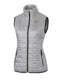 Vanderbilt Commodores Cutter & Buck Rainier PrimaLoft® Womens Eco Insulated Full Zip Puffer Vest POL_MANN_HG 1