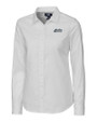 UCF Knights Citronaut Cutter & Buck Stretch Oxford Womens Long Sleeve Dress Shirt White Mannequin