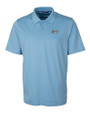UCF Knights Citronaut Cutter & Buck Forge Stretch Mens Polo Atlas Light Blue Mannequin