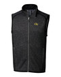 Georgia Tech Yellow Jackets Cutter & Buck Mainsail Sweater-Knit Mens Big and Tall Full Zip Vest CCH_MANN_HG 1