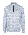 GA Tech Yellow Jackets College Vault Cutter & Buck Traverse Camo Print Stretch Quarter Zip Mens Pullover CC_MANN_HG 1