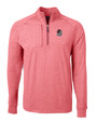 Georgia Bulldogs Cutter & Buck Adapt Eco Knit Heather Mens Big & Tall Quarter Zip Pullover CRH_MANN_HG 1