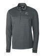 New England Patriots NFL Helmet Cutter & Buck Traverse Stripe Stretch Quarter Zip Mens Pullover EG_MANN_HG 1