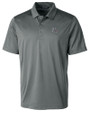 New England Patriots NFL Helmet Cutter & Buck Prospect Eco Textured Stretch Recycled Mens Big & Tall Polo Elemental Grey Mannequin