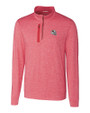 Arizona Cardinals NFL Helmet Cutter & Buck Stealth Heathered Quarter Zip Mens Pullover Cardinal Red Mannequin