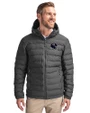 Chicago Bears NFL Helmet Cutter & Buck Mission Ridge Repreve® Eco Insulated Mens Puffer Jacket Elemental Grey Front