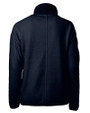 New England Patriots NFL Helmet Cutter & Buck Cascade Eco Fleece Womens Full Zip Jacket Navy Blue Mannequin Back