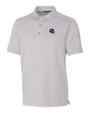 Minnesota Vikings NFL Helmet Cutter & Buck Forge Heathered Stretch Mens Polo Polished Heather Mannequin