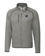 Minnesota Vikings NFL Helmet Cutter & Buck Mainsail Sweater-Knit Mens Big and Tall Full Zip Jacket POH_MANN_HG 1