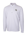 Los Angeles Chargers NFL Helmet Cutter & Buck Traverse Stretch Eco Quarter Zip Mens Pullover White Mannequin