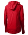 New England Patriots NFL Helmet Cutter & Buck Adapt Eco Knit Hybrid Recycled Womens Full Zip Jacket Red Mannequin Back
