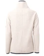 New England Patriots NFL Helmet Cutter & Buck Cascade Eco Fleece Womens Pullover Jacket Shell/Navy Blue Mannequin Back