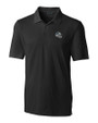 Carolina Panthers NFL Helmet Cutter & Buck Forge Stretch Mens Big and Tall Polo Black Mannequin