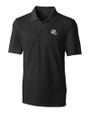 Miami Dolphins NFL Helmet Cutter & Buck Forge Stretch Mens Big and Tall Polo Black Mannequin