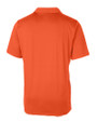Miami Dolphins NFL Helmet Cutter & Buck Forge Stretch Mens Big and Tall Polo College Orange Mannequin Back