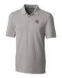 San Francisco 49ers NFL Helmet Cutter & Buck Forge Stretch Mens Big and Tall Polo Polished Medium Gray Mannequin