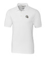 Los Angeles Chargers NFL Helmet Cutter & Buck Advantage Eco Tri-Blend Pique Mens Big and Tall Polo White Mannequin