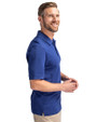 New York Giants NFL Helmet Cutter & Buck Advantage Eco Tri-Blend Pique Mens Big and Tall Polo Tour Blue Side