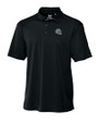 Detroit Lions NFL Helmet Cutter & Buck CB Drytec Genre Textured Solid Mens Big and Tall Polo Black Mannequin