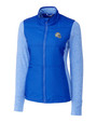 Los Angeles Chargers NFL Helmet Cutter & Buck Stealth Hybrid Quilted Womens Full Zip Windbreaker Jacket CEN_MANN_HG 1