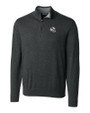 Arizona Cardinals NFL Helmet Cutter & Buck Lakemont Tri-Blend Mens Quarter Zip Pullover Sweater Charcoal Heather Mannequin