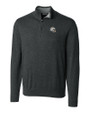 Los Angeles Chargers NFL Helmet Cutter & Buck Lakemont Tri-Blend Mens Quarter Zip Pullover Sweater Charcoal Heather Mannequin