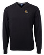 San Francisco 49ers NFL Helmet Cutter & Buck Lakemont Tri-Blend Mens V-Neck Pullover Sweater Black Mannequin