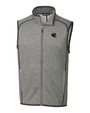 Chicago Bears NFL Helmet Cutter & Buck Mainsail Sweater-Knit Mens Full Zip Vest POH_MANN_HG 1