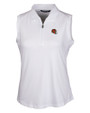 Cincinnati Bengals NFL Helmet Cutter & Buck Forge Stretch Womens Sleeveless Polo White Mannequin