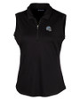 Detroit Lions NFL Helmet Cutter & Buck Forge Stretch Womens Sleeveless Polo Black Mannequin
