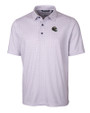 Baltimore Ravens NFL Helmet Cutter & Buck Pike Double Dot Print Stretch Mens Polo College Purple Mannequin