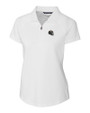 Baltimore Ravens NFL Helmet Cutter & Buck Forge Stretch Womens Short Sleeve Polo White Mannequin