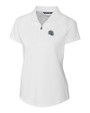 Detroit Lions NFL Helmet Cutter & Buck Forge Stretch Womens Short Sleeve Polo White Mannequin