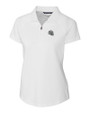 Las Vegas Raiders NFL Helmet Cutter & Buck Forge Stretch Womens Short Sleeve Polo White Mannequin
