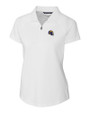 Los Angeles Rams NFL Helmet Cutter & Buck Forge Stretch Womens Short Sleeve Polo White Mannequin