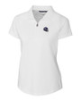 Minnesota Vikings NFL Helmet Cutter & Buck Forge Stretch Womens Short Sleeve Polo White Mannequin