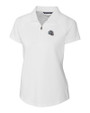 New England Patriots NFL Helmet Cutter & Buck Forge Stretch Womens Short Sleeve Polo White Mannequin