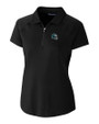 Philadelphia Eagles NFL Helmet Cutter & Buck Forge Stretch Womens Short Sleeve Polo Black Mannequin